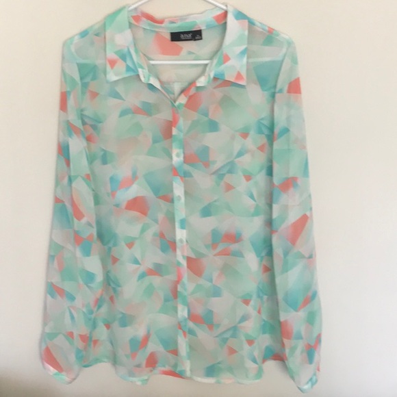 Delicate semi sheer ANA brand blouse. SizeXL. NWOT - Picture 1 of 4
